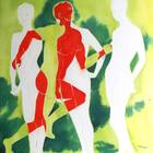 Wer 3, Aquarell, 42 x 56 cm