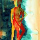 Wer 1, Aquarell, 28 x 38 cm