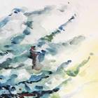 Gouache 4, 40 x 30 cm